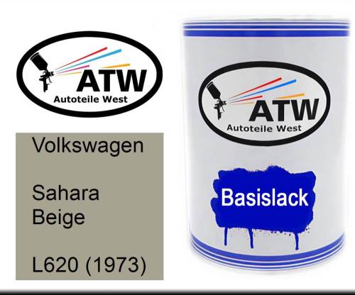 Volkswagen, Sahara Beige, L620 (1973): 500ml Lackdose, von ATW Autoteile West.